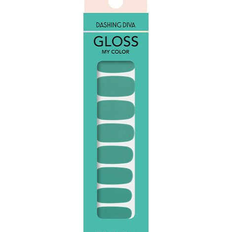 [Gloss Gel] GC24 Mint Tea - Manicure - Gloss Gel Strip - Dashing Diva Singapore