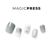Ash Green - Magic Press Art - Manicure - Dashing Diva Singapore