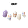 Check Bear - Gloss Gel Strip - Manicure - Dashing Diva Singapore
