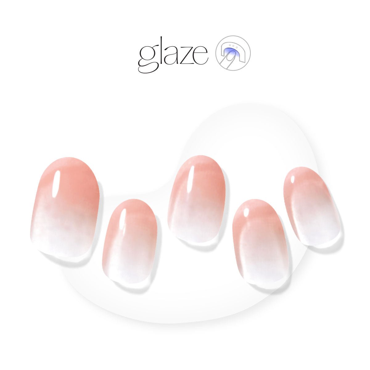 Coral Blossom - Glaze Art - Manicure - Dashing Diva Singapore