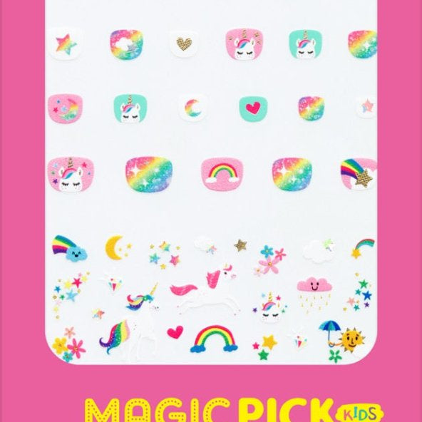 Happy unicorn (KIDS) - Magic Press Kids - Manicure - Dashing Diva Singapore