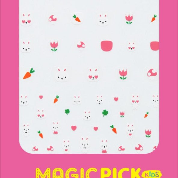 Rabbit and carrot (KIDS) - Magic Press Kids - Manicure - Dashing Diva Singapore