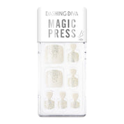 Sparkling Silver Glitter - Magic Press Art - Manicure - Dashing Diva Singapore
