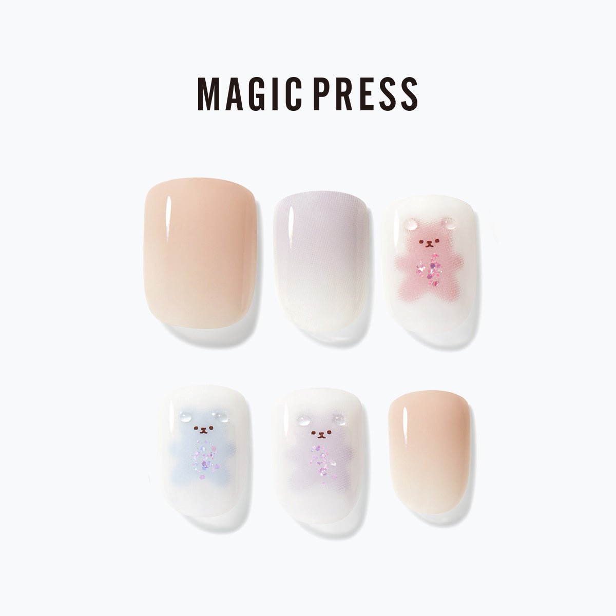 Gummy Bear - Magic Press - Manicure - Dashing Diva Singapore