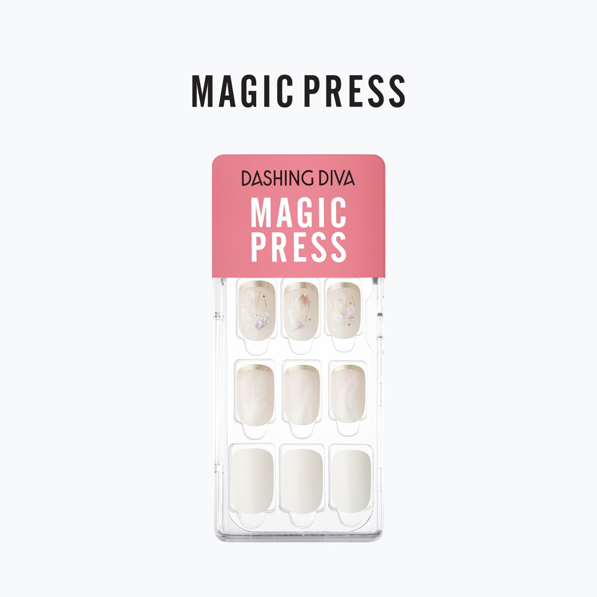 [Magic Press] MGL125RR White Mood - Manicure - Magic Press - Dashing Diva Singapore