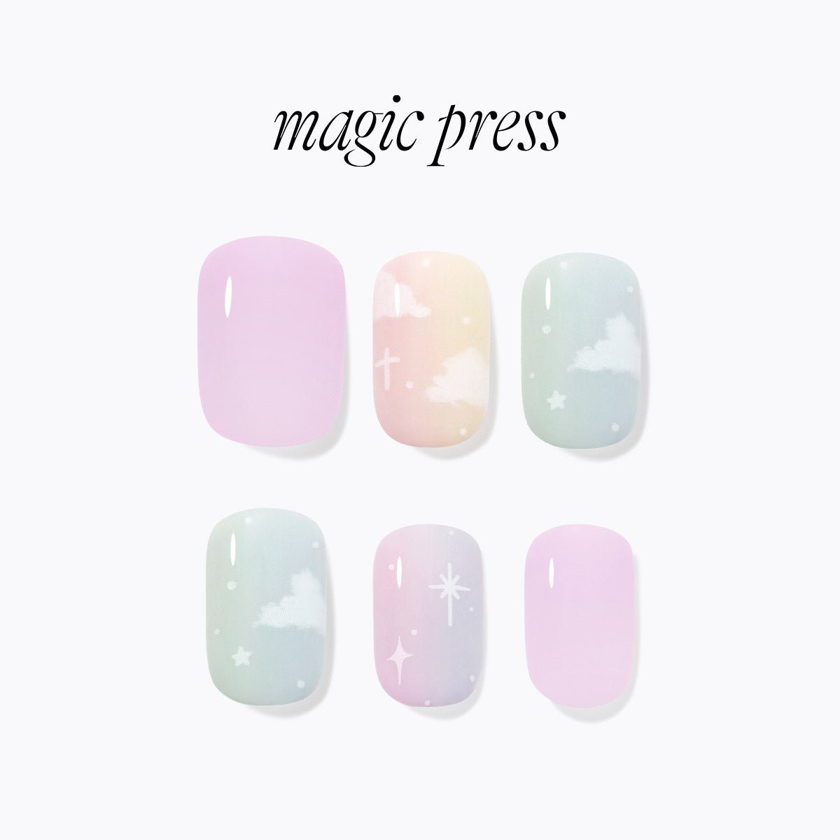 Pastel Cloud - Magic Press - Manicure - Dashing Diva Singapore