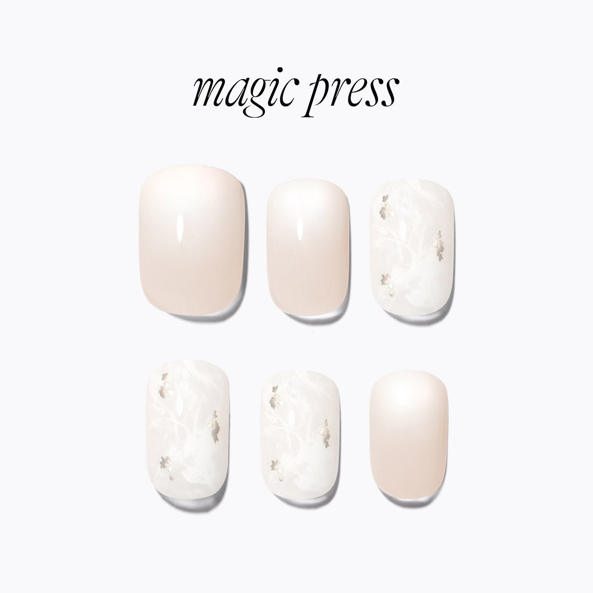 White Marble - Magic Press - Manicure - Dashing Diva Singapore