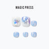 Aqua Rhythm - Magic Press Premium - Pedicure - Dashing Diva Singapore