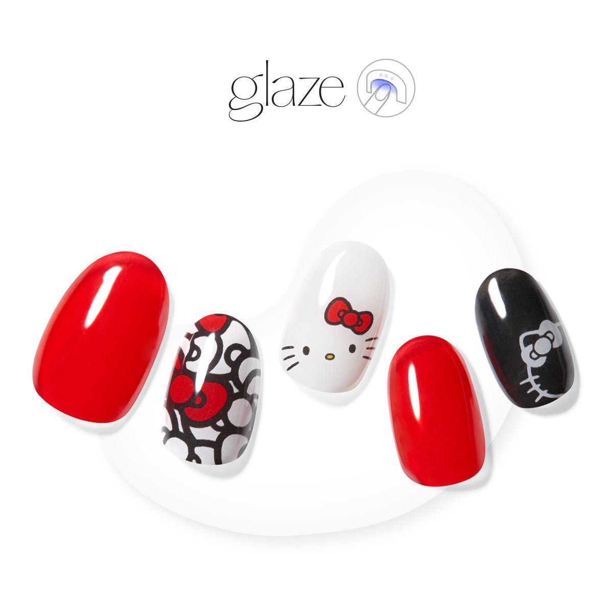 Classic Ribbon - Glaze Art - Manicure - Dashing Diva Singapore