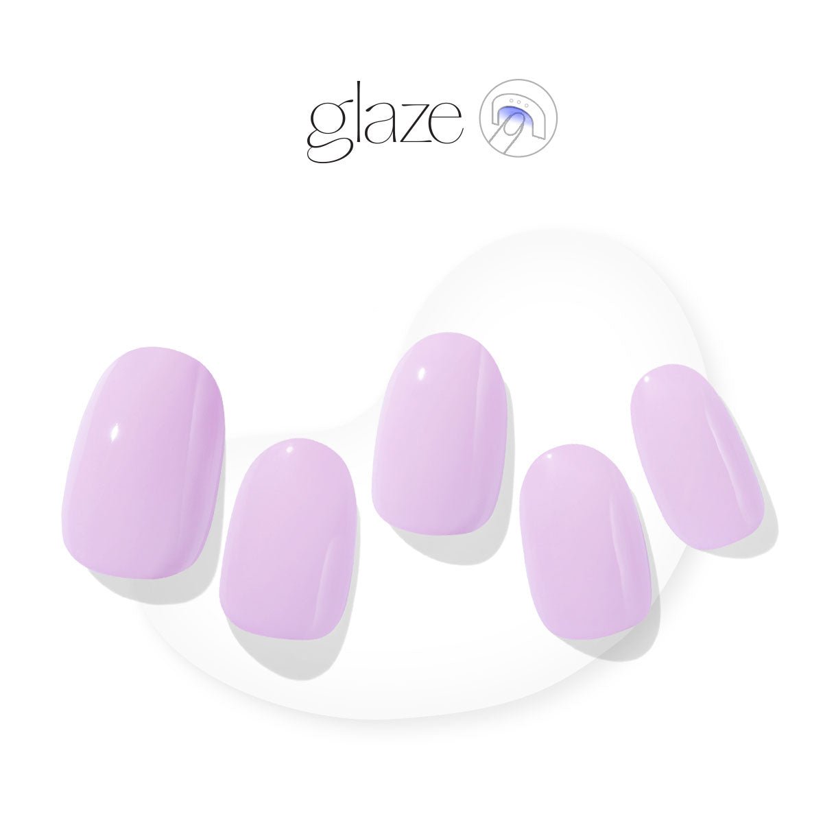 Creamy Lilac - Glaze Art - Manicure - Dashing Diva Singapore