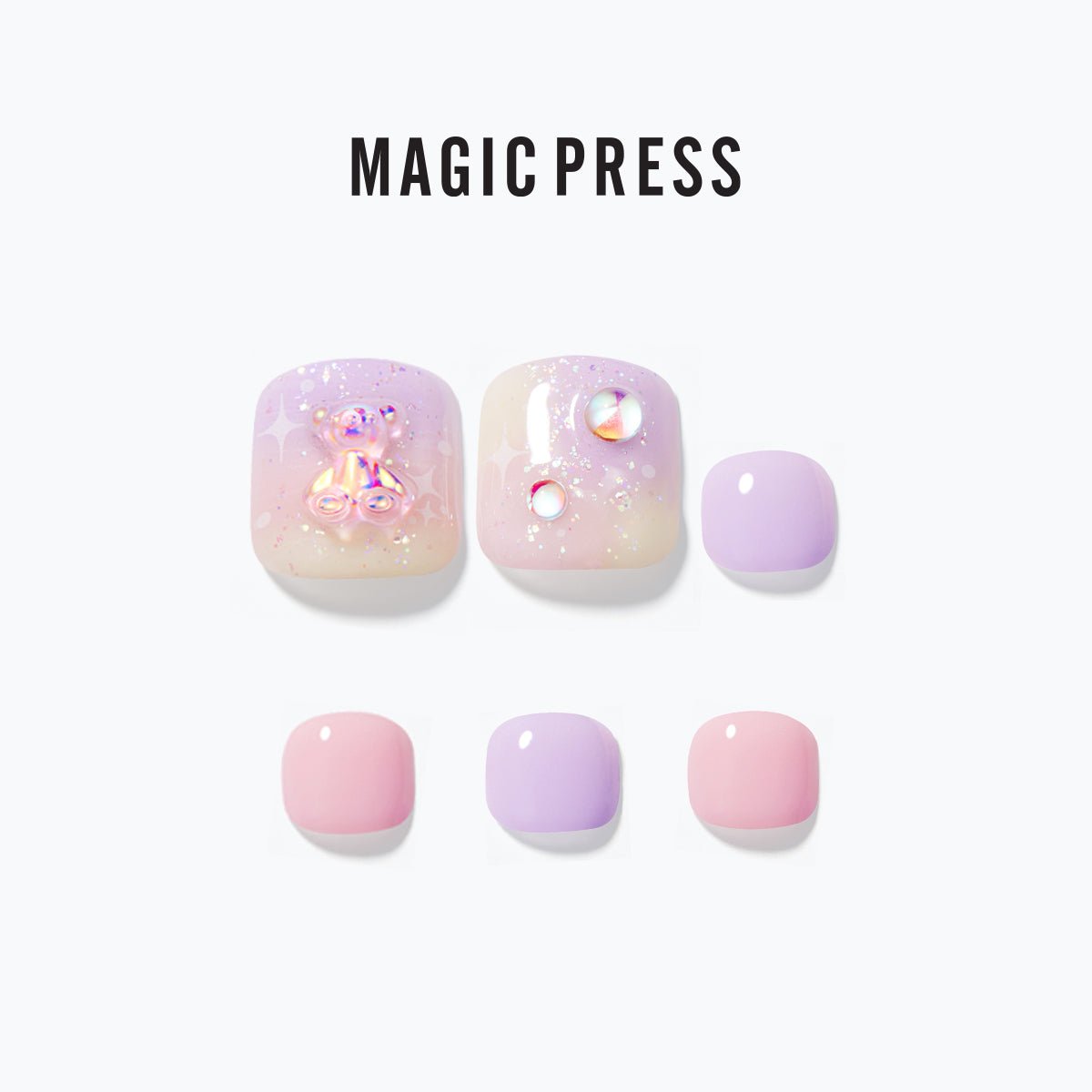 Fantasy Bear - Magic Press Premium - Pedicure - Dashing Diva Singapore