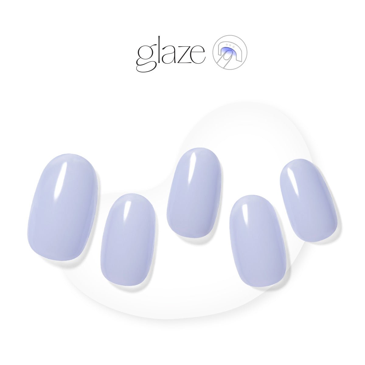 Fog Blue - Glaze Art - Manicure - Dashing Diva Singapore