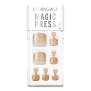Gold Dress - Magic Press Art - Pedicure - Dashing Diva Singapore