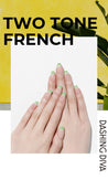 Green White - Magic Press Art - Manicure - Dashing Diva Singapore
