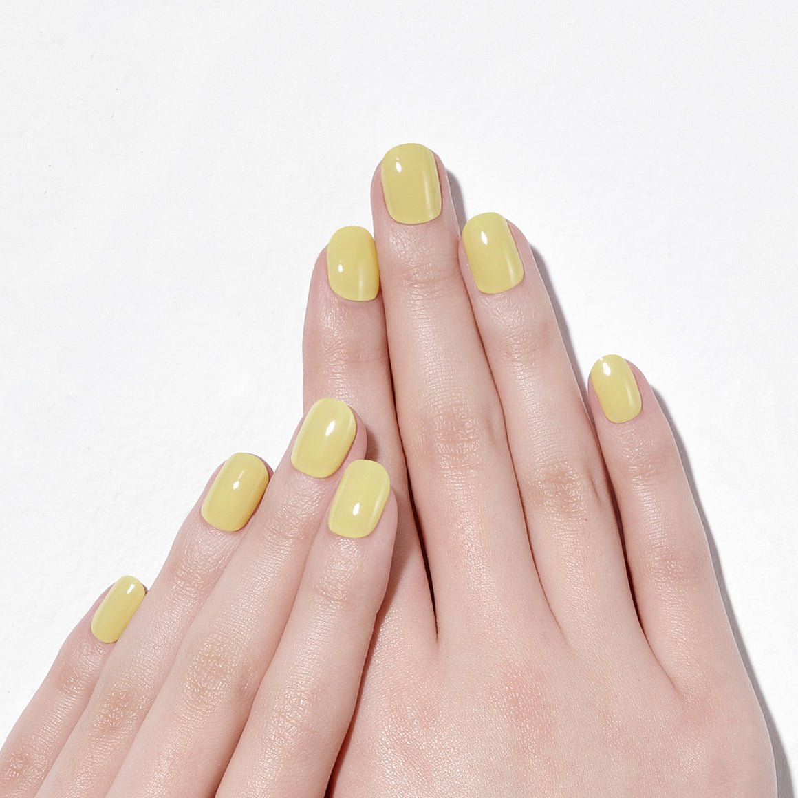 Green Yellow - Glaze Art - Manicure - Dashing Diva Singapore