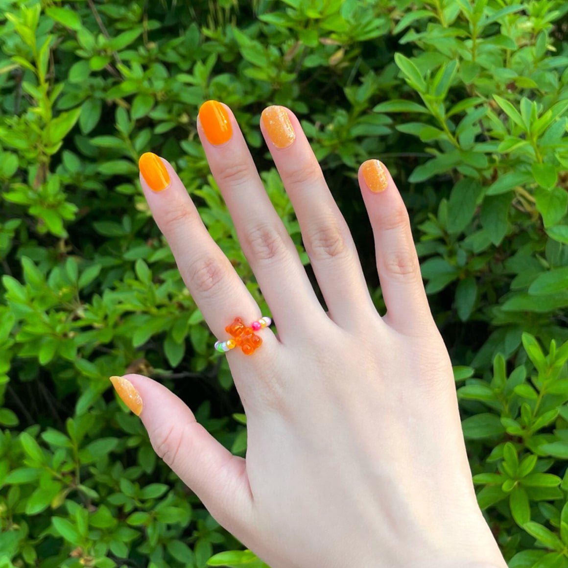 Juicy Mandarin - Glaze Art - Manicure - Dashing Diva Singapore