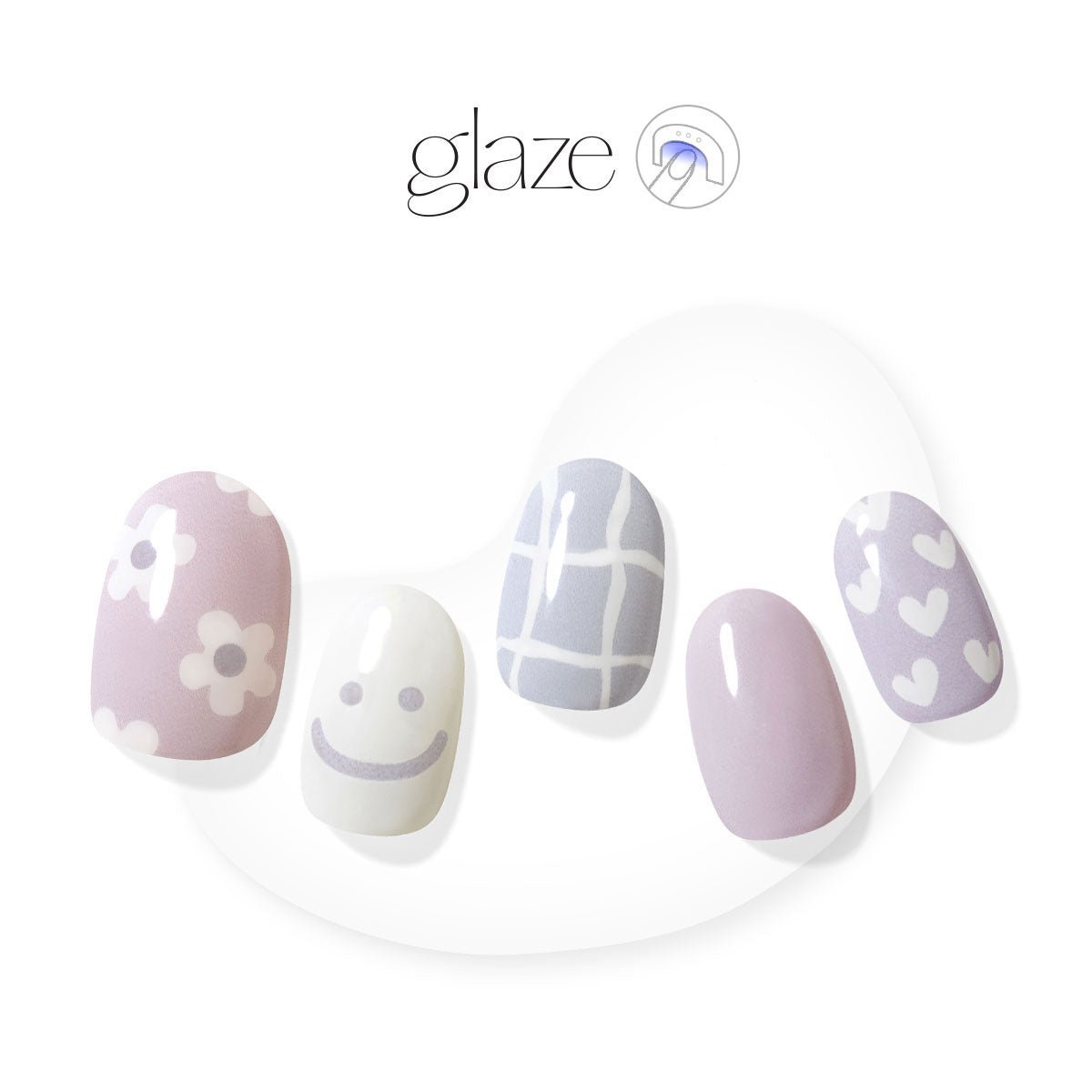Lavender Day - Glaze Art - Manicure - Dashing Diva Singapore