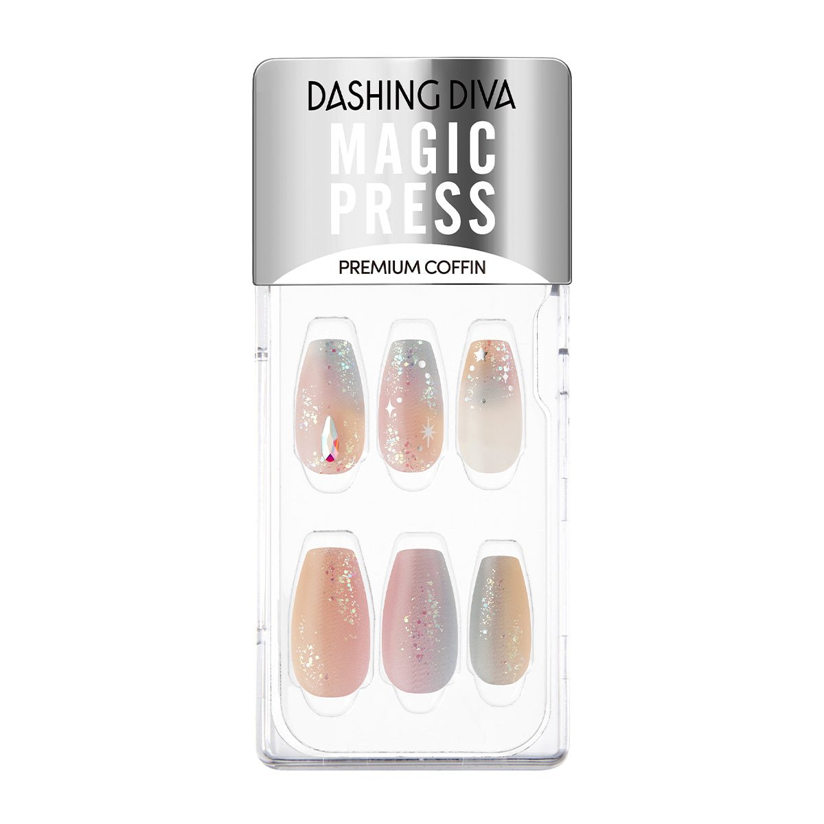 Lobelia Marble - Magic Press Premium - Manicure - Dashing Diva Singapore