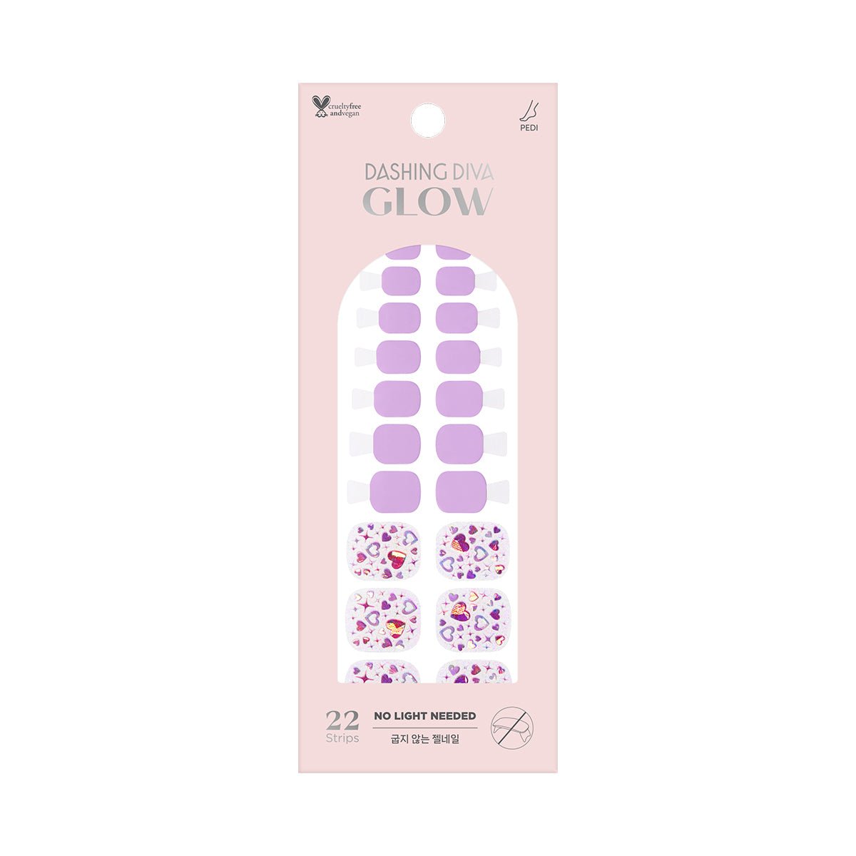 Love Kitch - Glow Gel Sticker - Pedicure - Dashing Diva Singapore