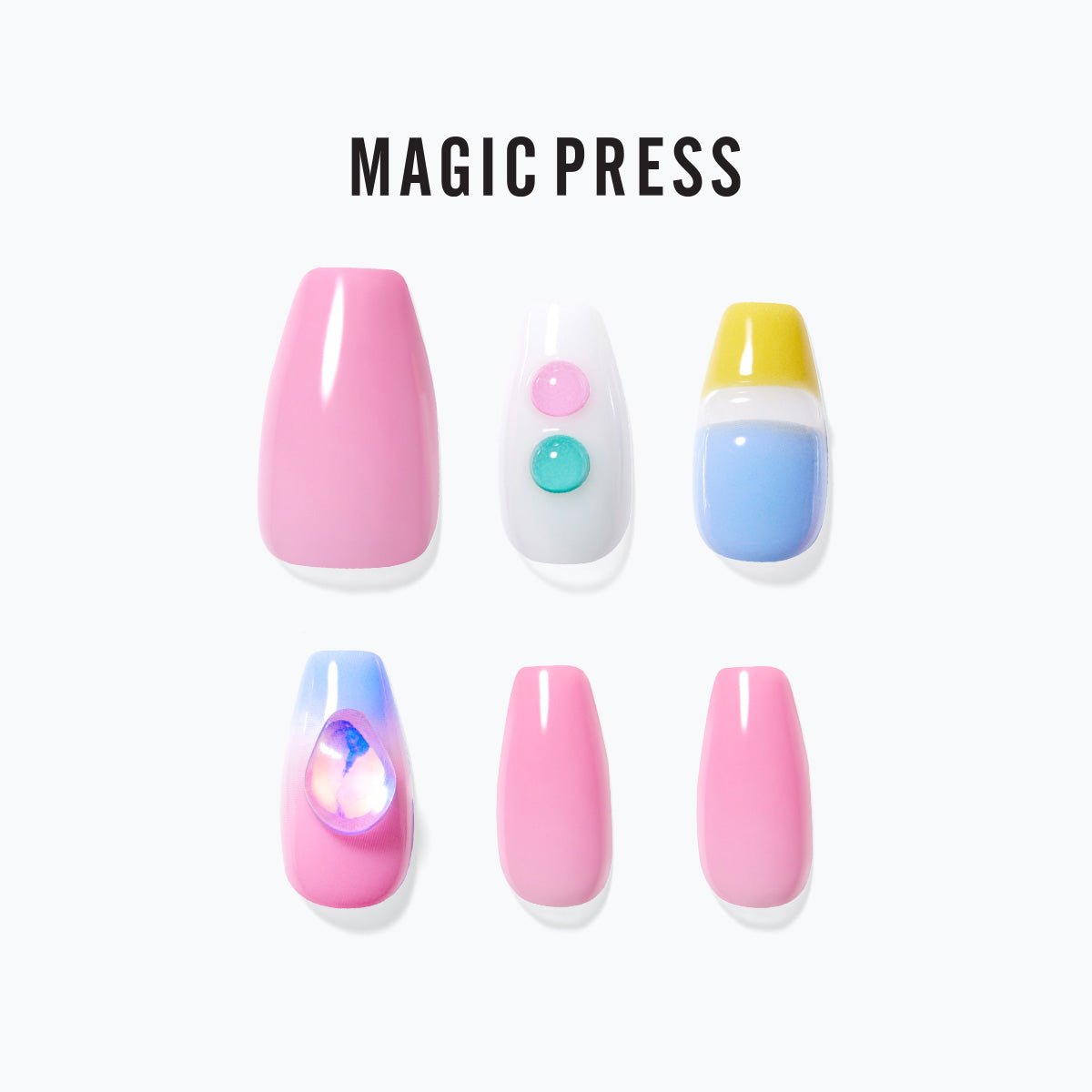 [Magic Press] MDR1201PC Peace Love Happiness - Manicure - Magic Press - Dashing Diva Singapore