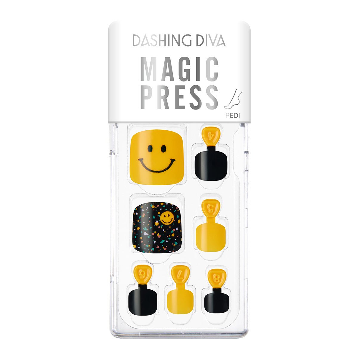 Make Your Smile - Magic Press Art - Pedicure - Dashing Diva Singapore