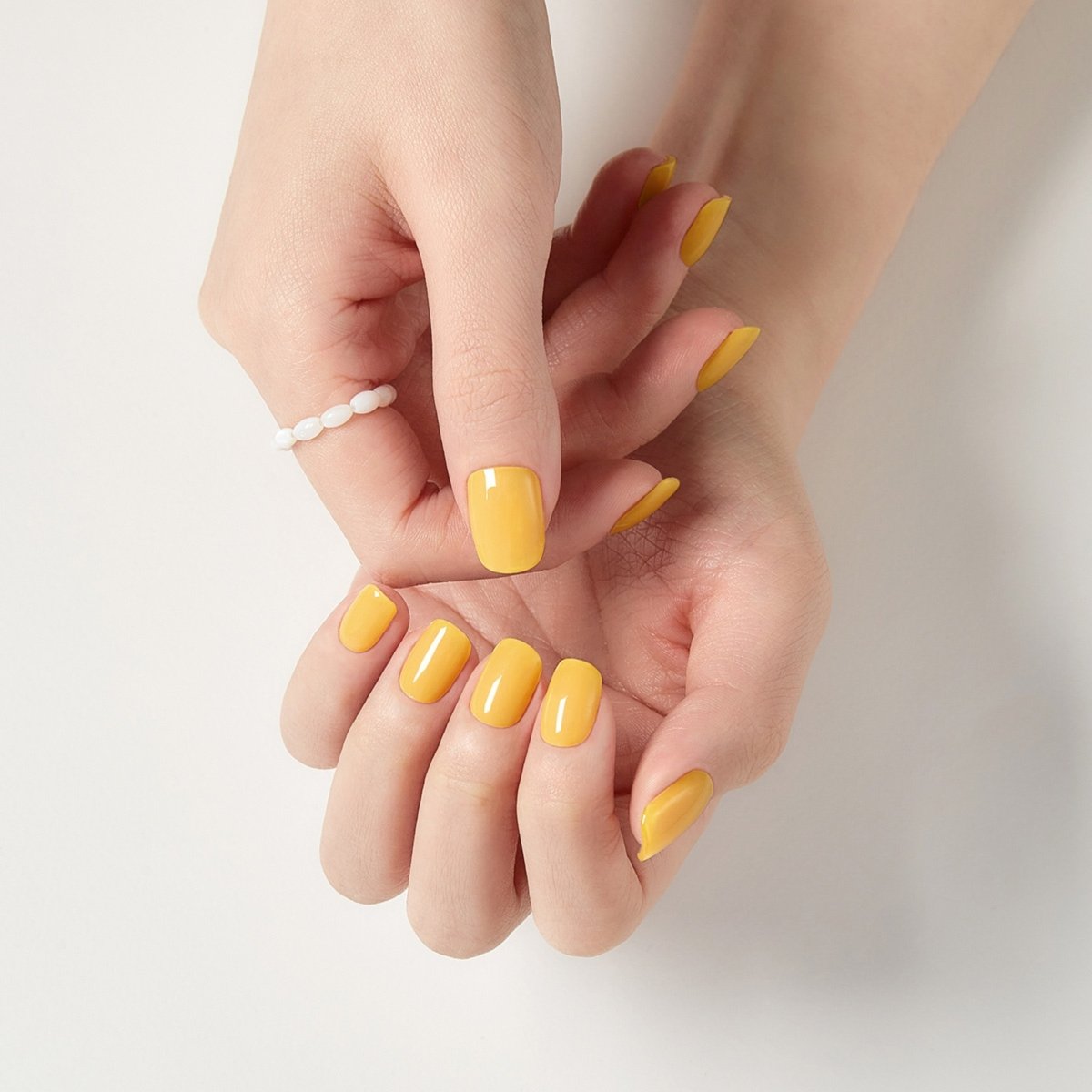 Mango Yellow - Glaze Art - Manicure - Dashing Diva Singapore