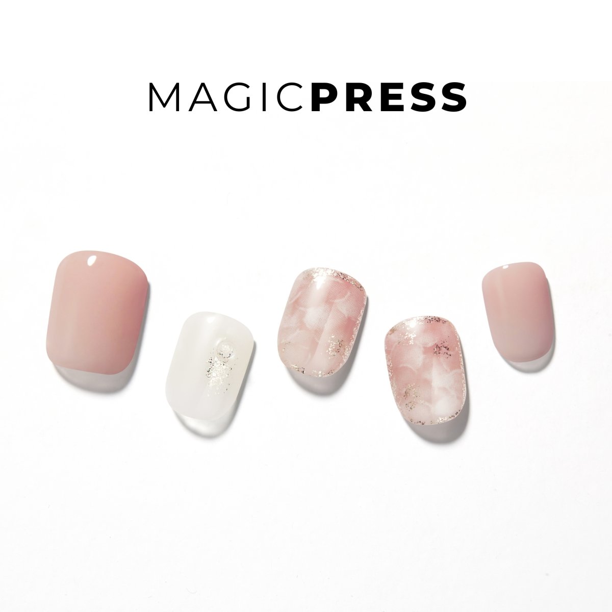 Marble Petal - Magic Press Art - Manicure - Dashing Diva Singapore