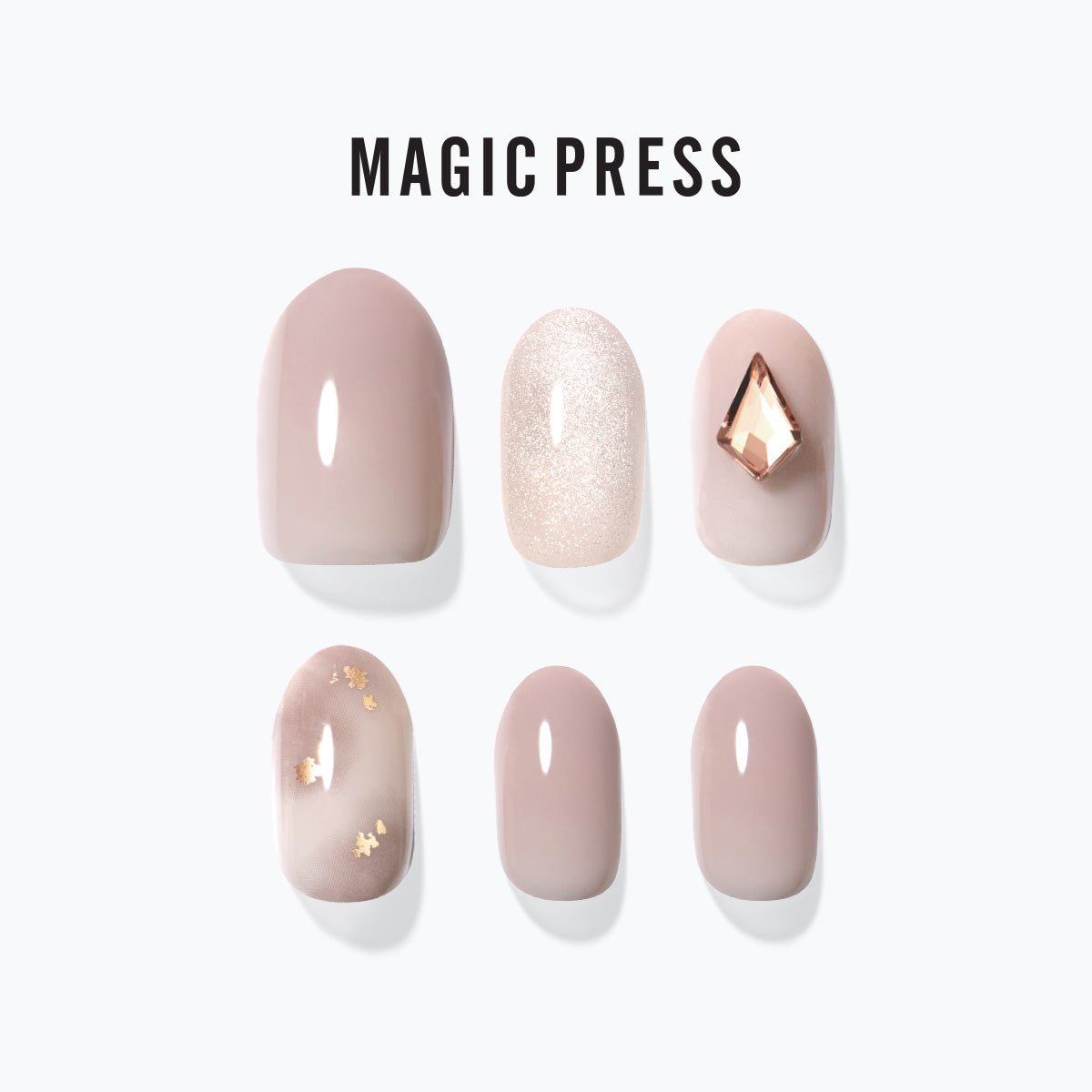 Mature Beige - Magic Press Premium - Manicure - Dashing Diva Singapore