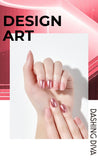 Milky Pink Metal - Magic Press Art - Manicure - Dashing Diva Singapore