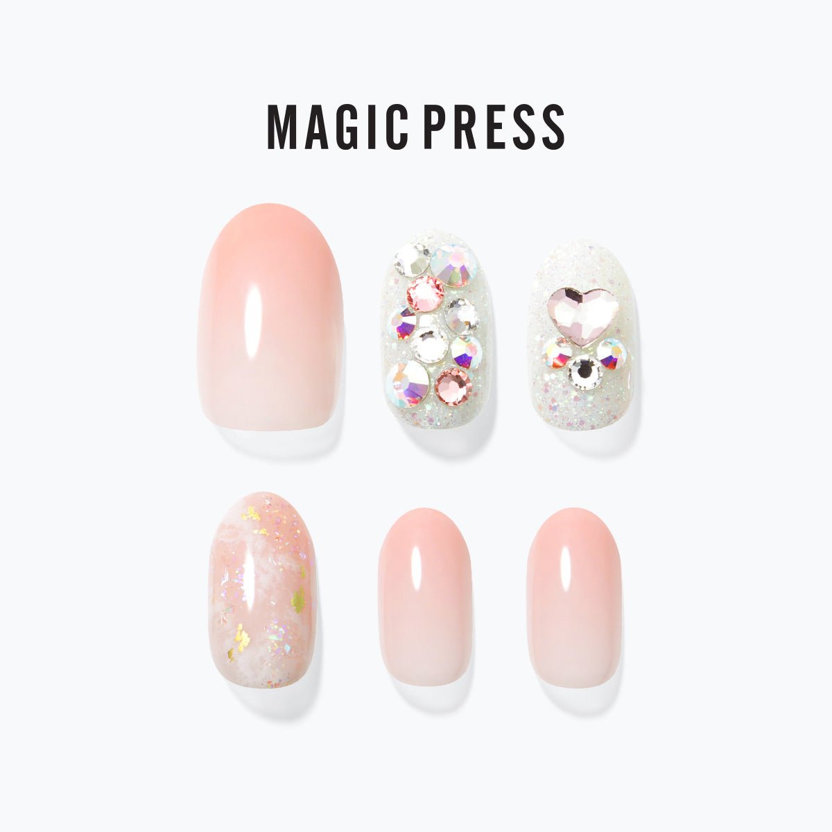 Pink Bouquet - Magic Press Premium - Manicure - Dashing Diva Singapore