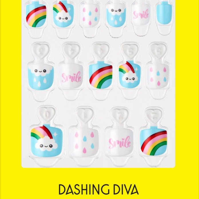 Rainbow (KIDS) - Magic Press KIDS - Manicure - Dashing Diva Singapore