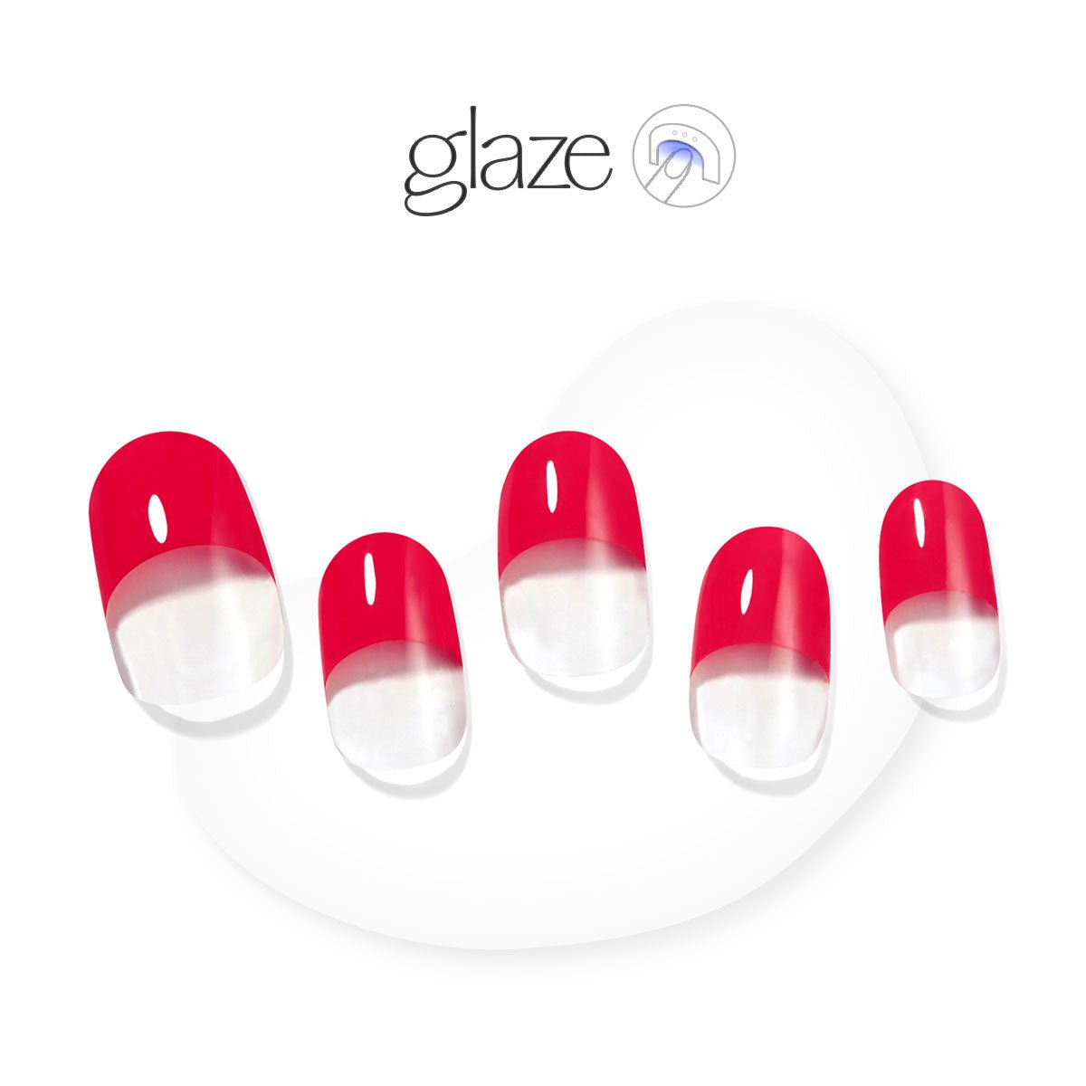 Red French - Glaze Art - Manicure - Dashing Diva Singapore