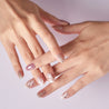 Romantic Marble - Glaze Art - Manicure - Dashing Diva Singapore