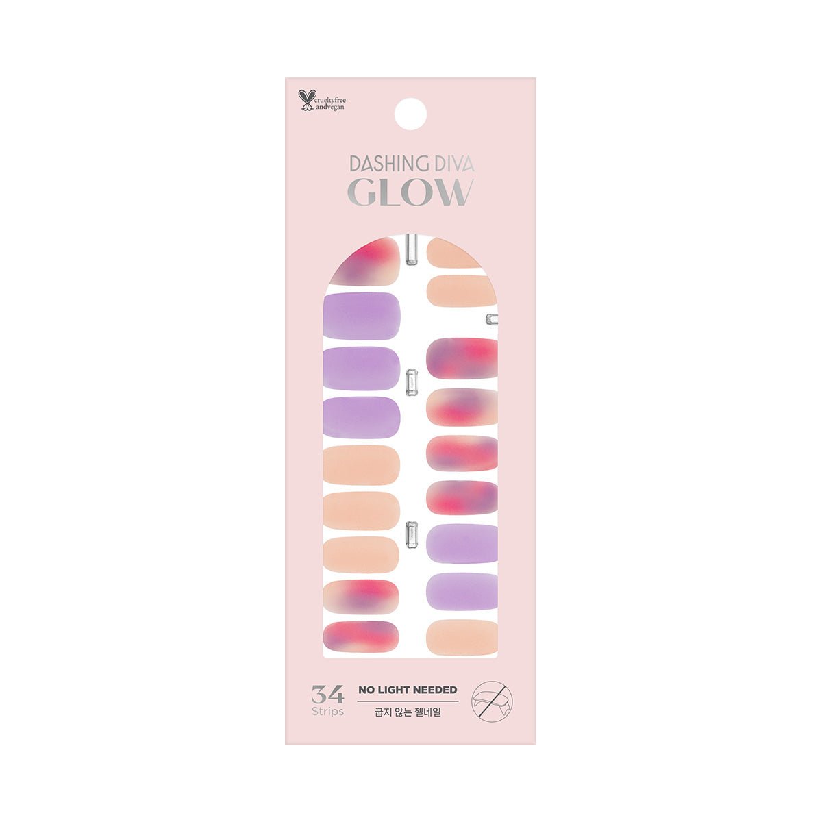 Romantic Syrup - Glow Gel Sticker - Manicure - Dashing Diva Singapore