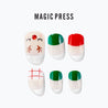 Rudolph Santa - Magic Press Art - Manicure - Dashing Diva Singapore