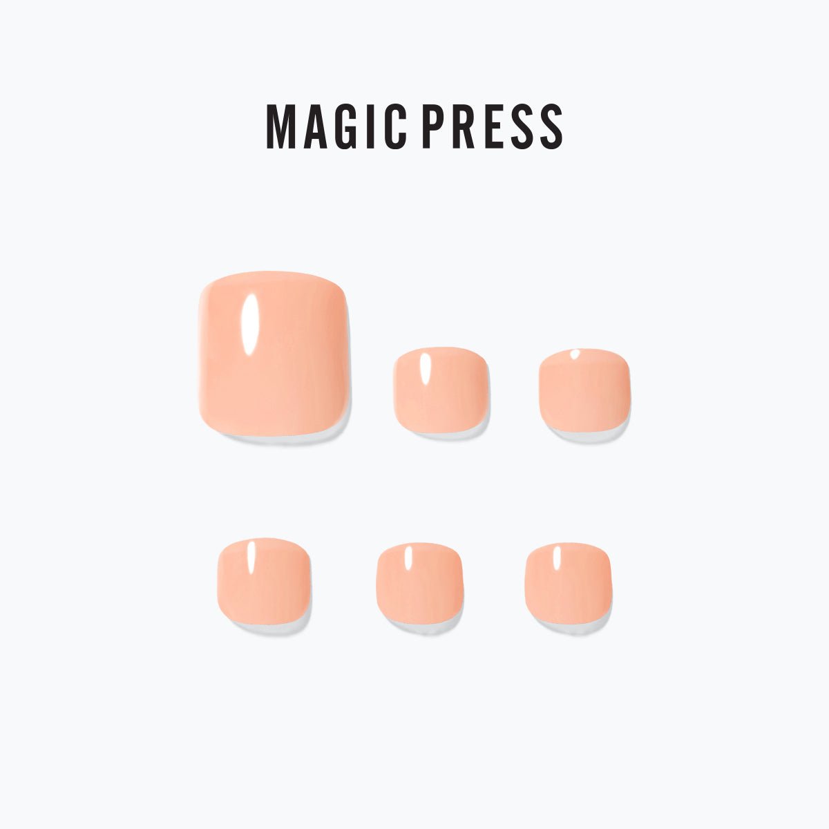 Sheer Pink - Magic Press Art - Pedicure - Dashing Diva Singapore