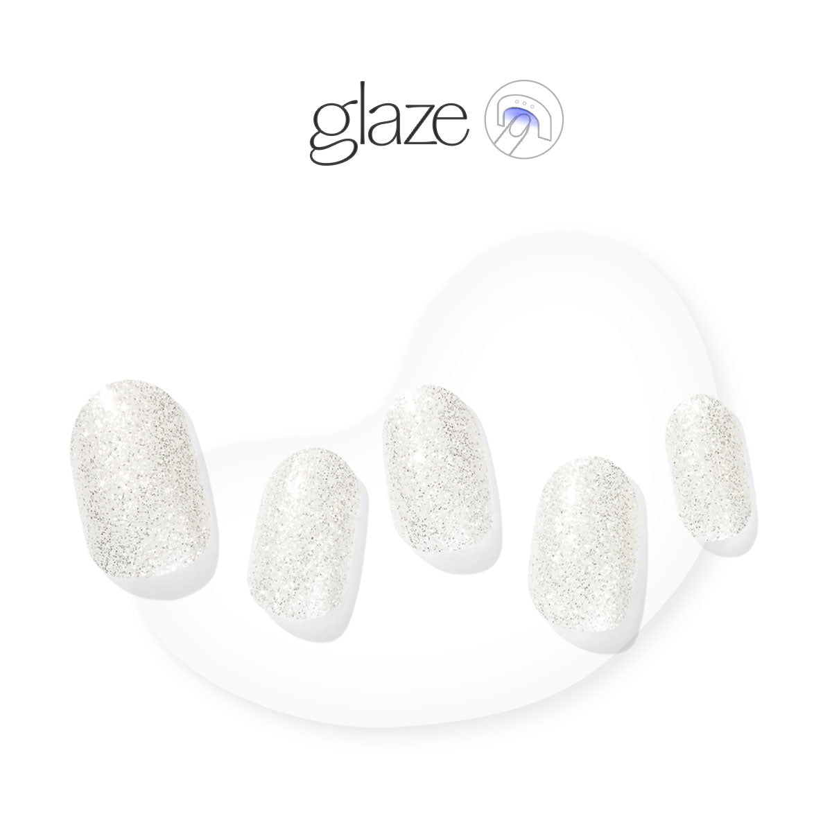 Silver Twinkle - Glaze Art - Manicure - Dashing Diva Singapore