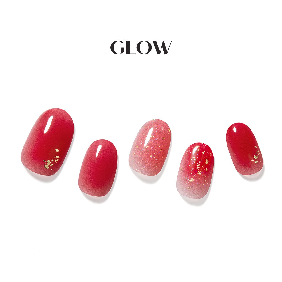 Strawberry Jam - Glow Gel Sticker - Manicure - Dashing Diva Singapore