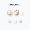 White Pearl - Magic Press Premium - Pedicure - Dashing Diva Singapore