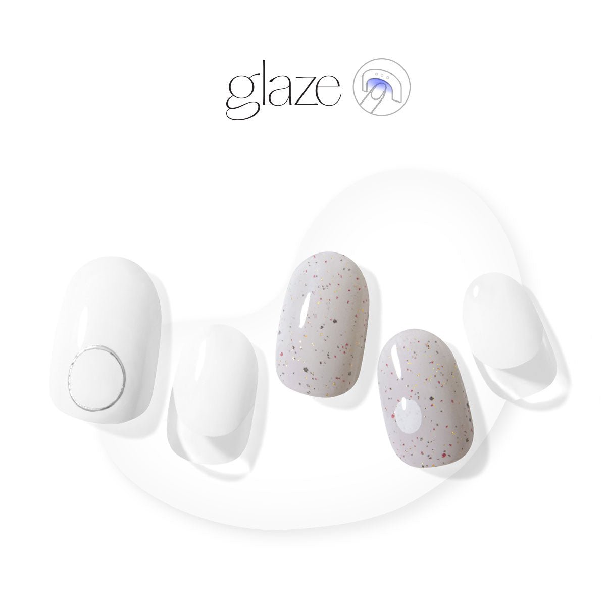 White Whisper - Glaze Art - Manicure - Dashing Diva Singapore