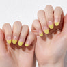 Yellow French - Glaze Art - Manicure - Dashing Diva Singapore